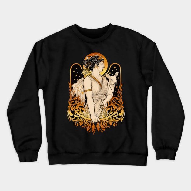 ARTEMIS Crewneck Sweatshirt by Medusa Dollmaker